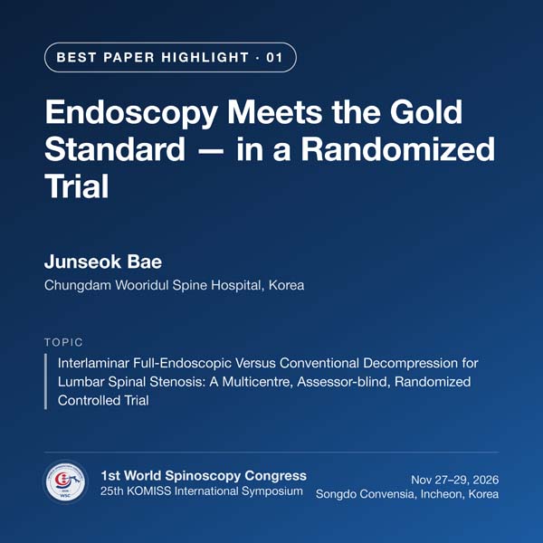 Best Paper Highlight 01 - Junseok Bae