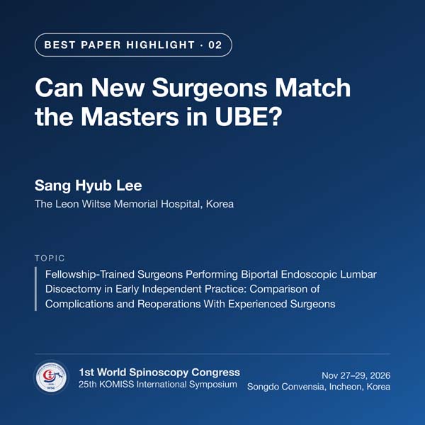 Best Paper Highlight 02 - Sang Hyub Lee